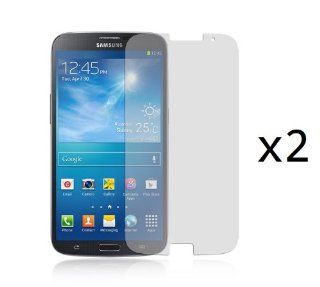 Samsung Galaxy Mega (AT&T)   Two Premium Clear Screen Protectors + Atom LED Keychain Light Cell Phones & Accessories