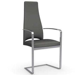 Calligaris Juliet Cantilever Arm Chair CS/1381 LH_P77 Finish Taupe