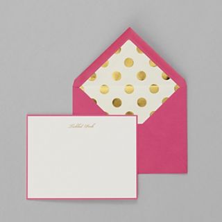 kate spade new york Tickled Pink Correspondence Cards, Set of 10's