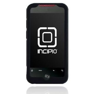 Incipio HTC Incredible SILICRYLIC Hard Shell Case with Silicone Core   1 Pack   Case   Retail Packaging   Black Cell Phones & Accessories