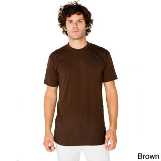 American Apparel American Apparel Unisex Poly cotton Crew Neck T shirt Brown Size XS