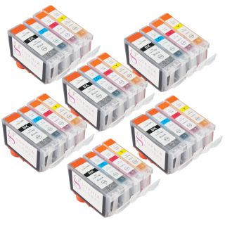 Sophia Global Compatible Ink Cartridge Replacement For Canon Bci 3e And Bci 6 (6 Large Black, 6 Cyan, 6 Magenta, 6 Yellow)