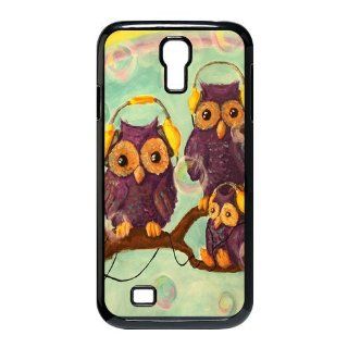 Hipster Owl Case Cover Skin for SamSung Galaxy S4 I9500 with retail packages Free Screen protector Cell Phones & Accessories