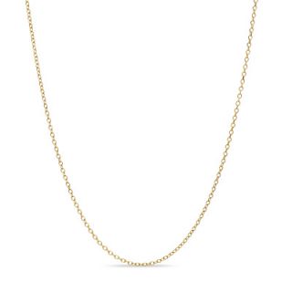 Ladies 14K Gold 0.8mm Cable Chain Necklace   16   Zales