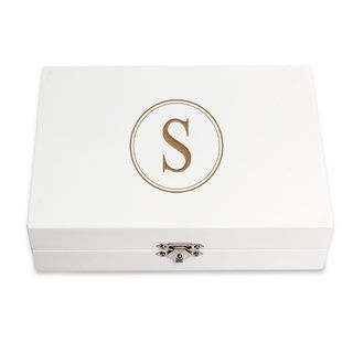Personalized Jewelry Box White