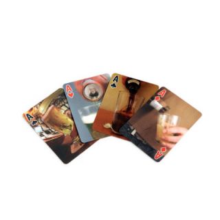 Kikkerland Lenticular Playing Beer Cards GG31 A