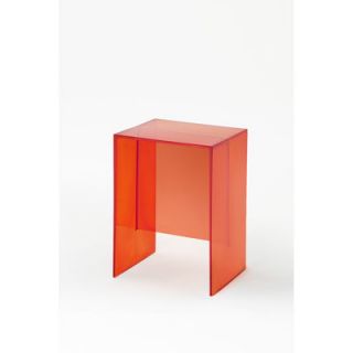 Kartell Max Beam Stool / Small Table 9900 Color Tangerine Orange