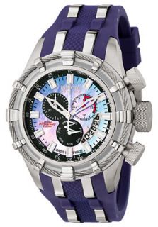 Invicta 6475  Watches,Mens Reserve Limited Anniversary Edition Chronograph Blue Polyurethane, Chronograph Invicta Quartz Watches