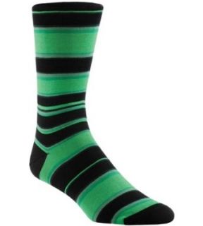 Bugatchi Uomo Men's Socks Stripes Mix Crew Emerald 1pair at  Mens Clothing store Casual Socks