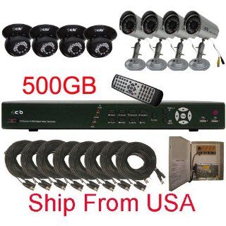 CIB K808W500G8653 8401 8CH Network Security Surveillance DVR 500GB 8 CCD Came Digital Surveillance Recorders  Camera & Photo