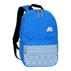 Everest Printed Pattern Backpack Royal Blue
