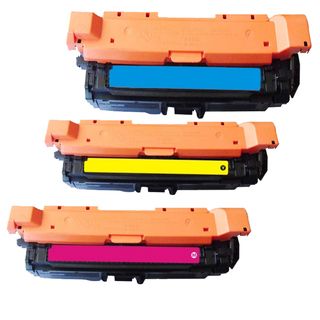 Hp Ce261a (hp 648a) Compatible Cyan Yellow Magenta Toner Cartridges (pack Of 3)