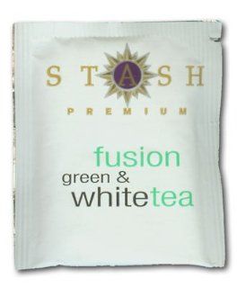 Stash Fusion Green and White Tea  10 Teabags  Grocery Tea Sampler  Grocery & Gourmet Food
