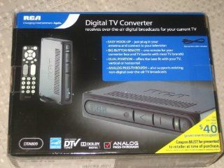RCA DTA809 DTV Digital TV Converter Box Electronics