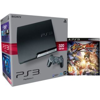 Playstation 3 PS3 Slim 320GB Console Bundle (Includes Street Fighter X Tekken)      Games Consoles