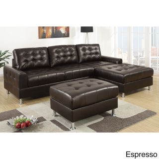 Serres Classic 2 piece Sectional Sofa With Ottoman