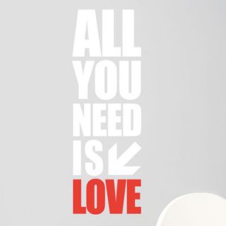 ADZif BlaBla All You Need Wall Decal T3142R10/T3142R70 Color White