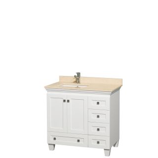 Wyndham Collection Wyndham Collection Acclaim 36 inch Single White Vanity White Size Single Vanities