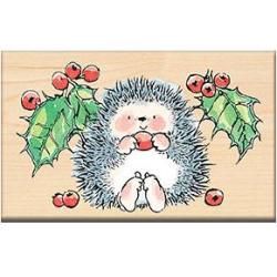 Penny Black Mounted Rubber Stamp 2.5 X4   Berry, Berry Christmas
