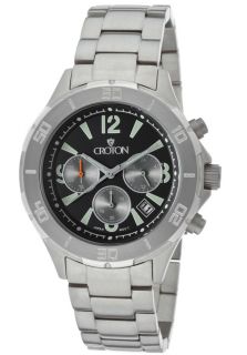 Croton CC311321TMBK  Watches,Mens Chronomaster Chronograph Black Dial Titanium, Chronograph Croton Quartz Watches