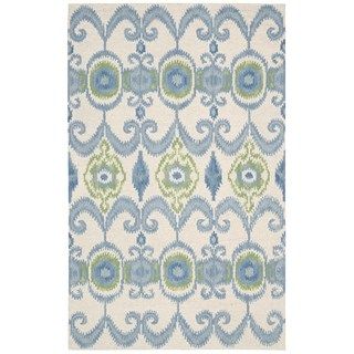 Hand tufted Siam Ivory Wool Area Rug (8 X 106)