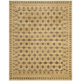 Safavieh Hand knotted Marrakech Ivory/ Blue Wool Rug (6 X 9)