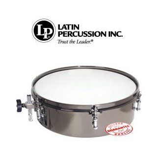 Latin Percussion Drumset Timbales 13 Shell 4 Deep Black Nickel LP813 BN Musical Instruments