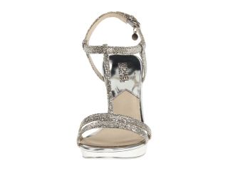 Michael Michael Kors Yvonne Platform Silver Glitter Specchio