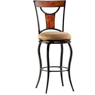 Pacifico Black/ Copper Highlights Finish Stool