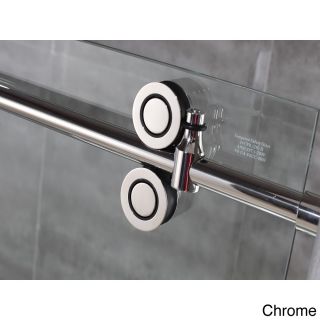 Aston 48 inch Frameless Sliding Shower Enclosure With Right Base