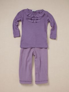 Knit Ruffle Top and Pant Set by Cotton Caboodle