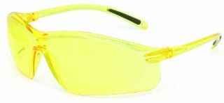 Honeywell RWS 51045 A700 Series Safety Eyewear, Amber Frame, Amber Lens, Anti Scratch Lens Coating   Safety Glasses  