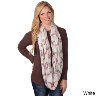 Journee Collection Womens Cross Print Fashion Infinity Scarf