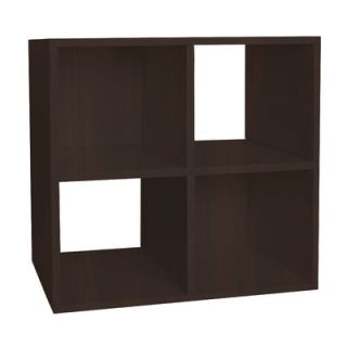 Way Basics Eco Friendly Quad Cube WB 4CUBE GN Color Espresso