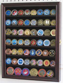 Collectible Coin / Antique Coin / Challenge Coin Display Case Wall Cabinet, COIN56 MAH 