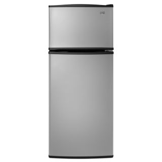 Maytag 17.5 cu ft Top Freezer Refrigerator with Single Ice Maker (Stainless Steel) ENERGY STAR