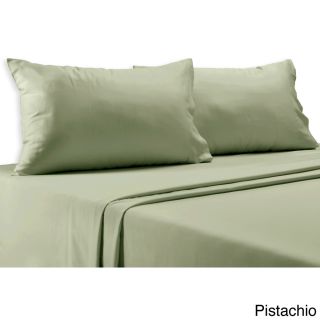 Grace Home Fashions 800 Thread Count Cotton Blend Solid 6 piece Sheet Set Green Size Queen