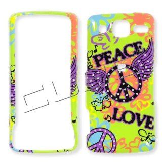 LG eXpo GW820 Peace Love   Hard Case/Cover/Faceplate/Snap On/Housing Cell Phones & Accessories