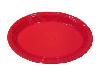 Fiesta 11 5/8 Inch Oval Platter, Scarlet Kitchen & Dining