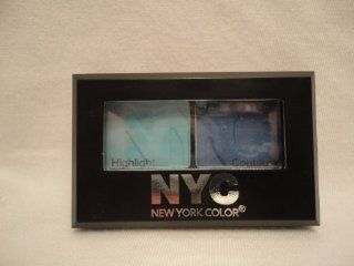 New York Color (NYC), City Duet Eyeshadow, Yankee Blues (813B), Net Wt. .07 Oz.  Eye Shadows  Beauty