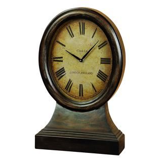 Wood Table Clock Decor