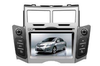 7" Just Fit Car DVD Player for TOYOTA YARIS 05 11 with Radio GPS TV PIP iPod Map  Vehicle Dvd Players 