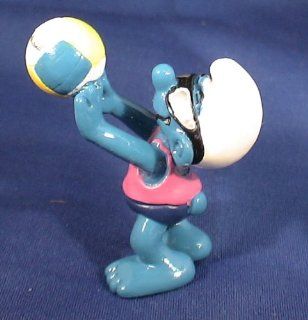 The Smurfs Smurf Playing Volleyball Pvc Figure Toys & Games