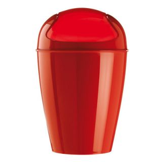 Koziol Del Swing Top Wastebasket 57755 Color Strawberry Red