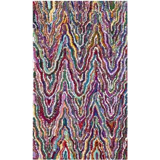 Safavieh Handmade Nantucket Multicolored Cotton Rug (4 X 6)