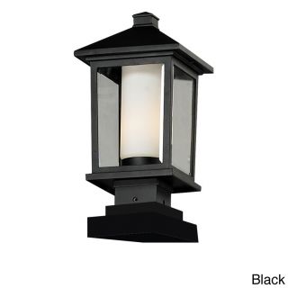 Z lite Two tone Glass Outdoor Post Light