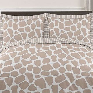 Sweet Jojo Designs Sweet Jojo Designs Giraffe Neutral 3 piece Full/queen Comforter Set Tan Size Full  Queen