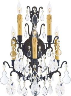 Metropolitan N820 BZ Sconce Patina Bronze Clear Glass Crystals   Wall Sconces  