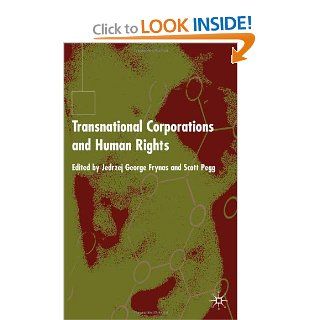 Transnational Corporations and Human Rights Jedrzej George Frynas, Scott Pegg 9780333987995 Books