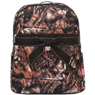 Quilted Natural Camo Backpack Brown Clothing